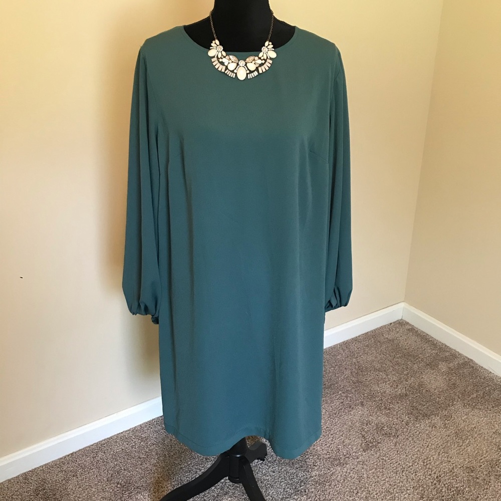 Women's XL Teal Shift Dress